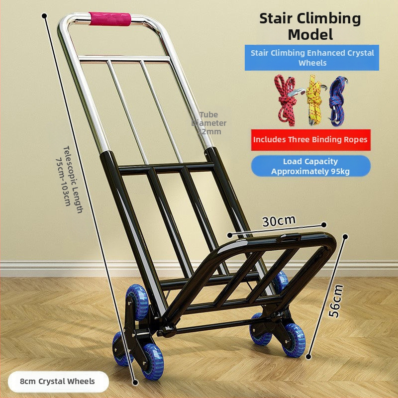 Kokkupandav käsikäru koduseks kasutamiseks, ostlemiseks, kaubaveoks, kaasaskantavaks pagasikäruks