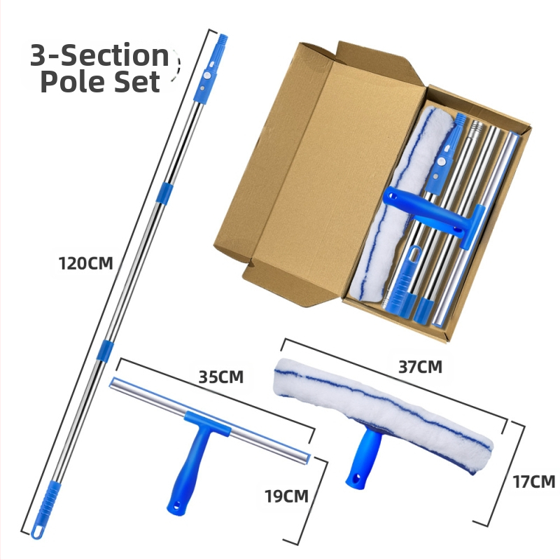 Klaasipuhastusvahendi teleskoopvardaga klaasipuhasti puhastusvahend klaasipuhasti majapidamispuhastusvahend aken