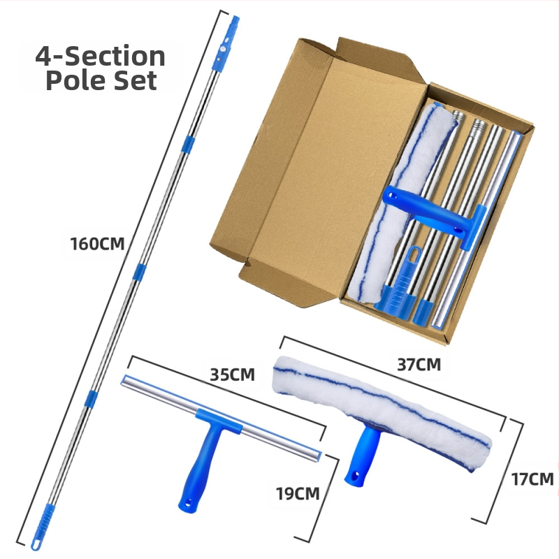 Klaasipuhastusvahendi teleskoopvardaga klaasipuhasti puhastusvahend klaasipuhasti majapidamispuhastusvahend aken
