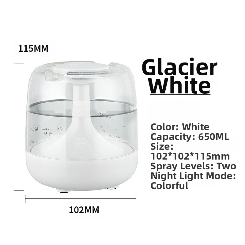 Légnedvesítő határokon átnyúló mini párásító háztartási hálószoba kis aromaterápiás gép asztali némító mennyezeti lámpa kollégiumi