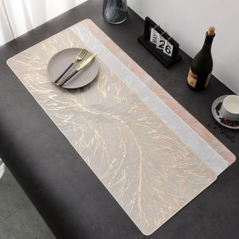 PVC stalo takelio padėklas, tarpvalstybinė elektroninė prekyba, „Amazon“ sprogimai, restoranas, vientiso dugno izoliacinis stalo kilimėlis, tūkstantis šilko lapų, bronzuojantis ilgas rankšluostis