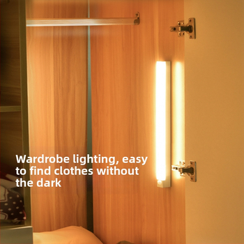 Έξυπνη ασύρματη φόρτιση με επαγωγικό φως νυκτός ανθρώπινου σώματος, οικιακή καλωδίωση, δωρεάν νυχτερινό διάδρομο, ντουλάπα, γραφεία, λωρίδα LED