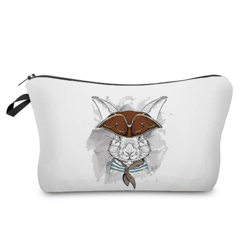 Naujas didmeninės prekybos spalvingas šunų moteriškas krepšys augintinių stiliaus madingas mielas pieštukų krepšys didelės talpos animacinių filmukų kosmetikos laikymo krepšys