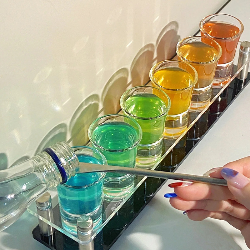 Bullet Cup Liquor Cup Swallow Cup Kangete alkohoolsete jookide Cup B52 Kokteiliklaaside hoidik Shot Cup komplekt Baari veiniklaas