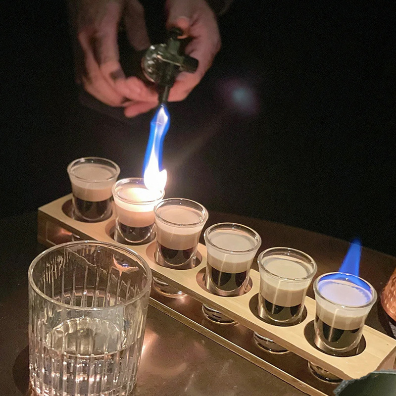 Bullet Cup Liquor Cup Swallow Cup Kangete alkohoolsete jookide Cup B52 Kokteiliklaaside hoidik Shot Cup komplekt Baari veiniklaas