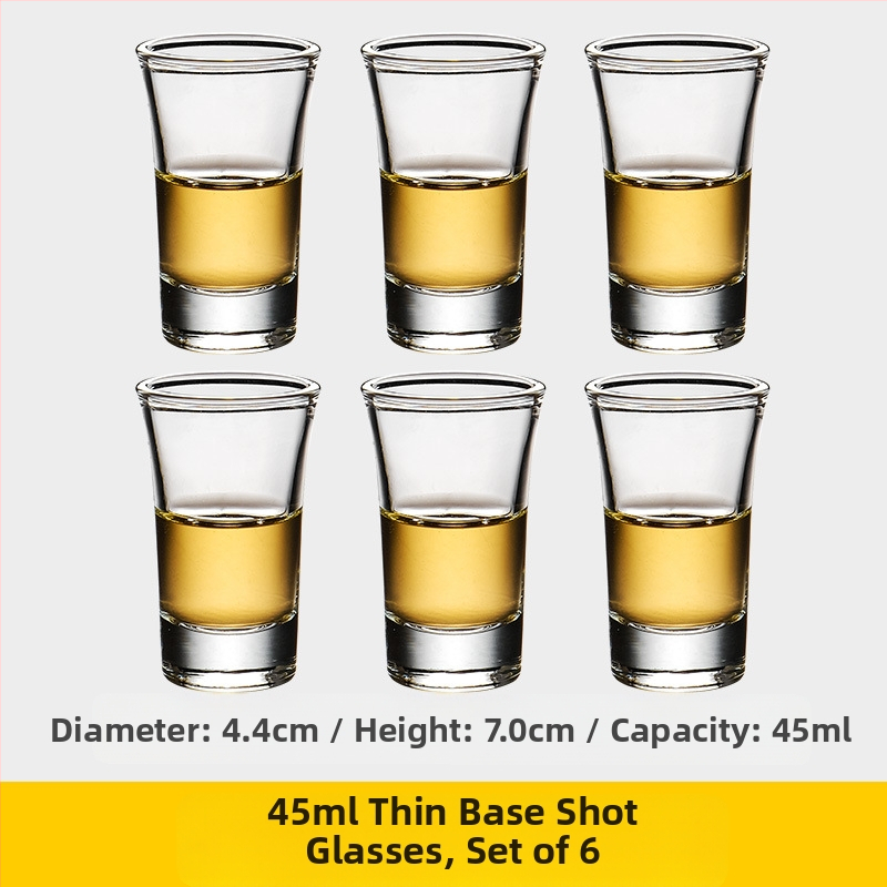 Bullet Cup Liquor Cup Swallow Cup Kangete alkohoolsete jookide Cup B52 Kokteiliklaaside hoidik Shot Cup komplekt Baari veiniklaas