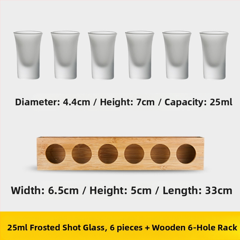 Bullet Cup Liquor Cup Swallow Cup Kangete alkohoolsete jookide Cup B52 Kokteiliklaaside hoidik Shot Cup komplekt Baari veiniklaas