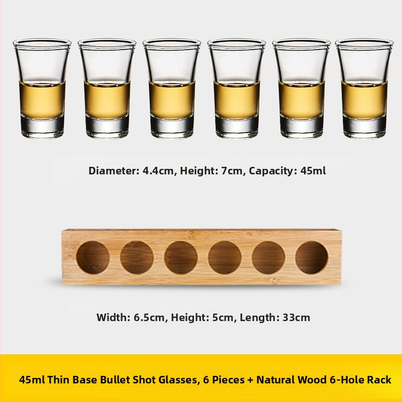 Bullet Cup Liquor Cup Swallow Cup Kangete alkohoolsete jookide Cup B52 Kokteiliklaaside hoidik Shot Cup komplekt Baari veiniklaas