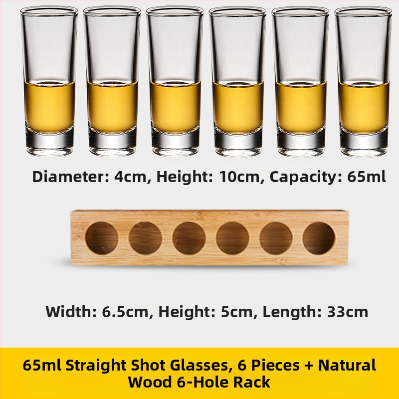 Bullet Cup Liquor Cup Swallow Cup Kangete alkohoolsete jookide Cup B52 Kokteiliklaaside hoidik Shot Cup komplekt Baari veiniklaas