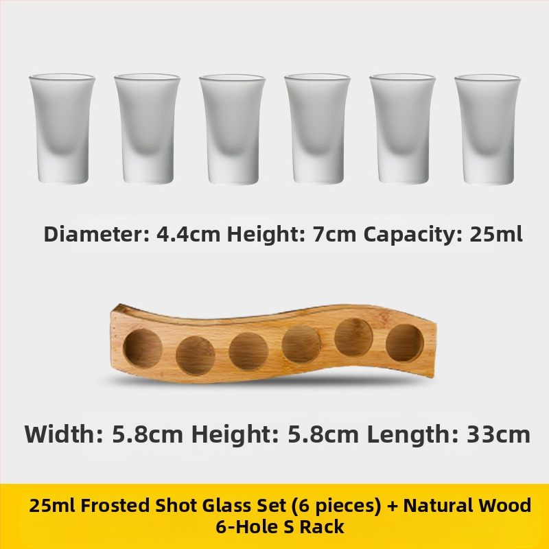 Bullet Cup Liquor Cup Swallow Cup Kangete alkohoolsete jookide Cup B52 Kokteiliklaaside hoidik Shot Cup komplekt Baari veiniklaas