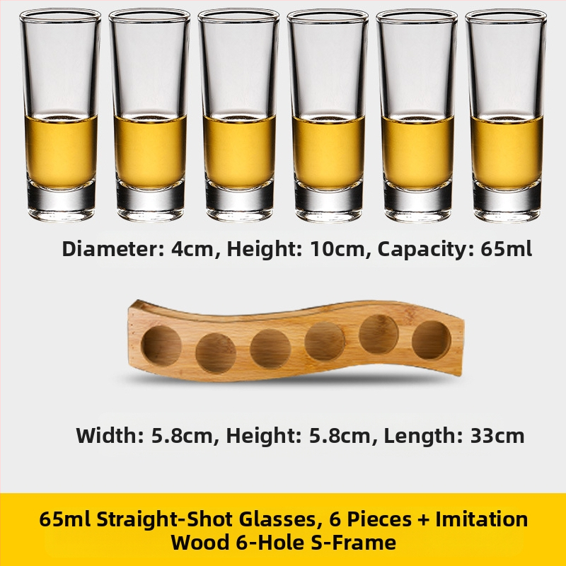 Bullet Cup Liquor Cup Swallow Cup Kangete alkohoolsete jookide Cup B52 Kokteiliklaaside hoidik Shot Cup komplekt Baari veiniklaas