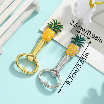 Διασυνοριακό δημιουργικό ανοιχτήρι μπουκαλιών ανανά, ευρωπαϊκά και αμερικανικά δώρα γενεθλίων για γάμους, ανοιχτήρι μπουκαλιών μπύρας, ανοιχτήρι μπουκαλιών χονδρικής