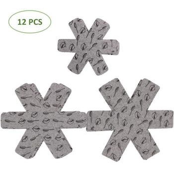 Lausriidest mittekleepuv potipõhja kaitsepadi Kaitsepadi Soojusisolatsioon Lihtsalt puhastatav Trükitud Vilt Potipõhja Riie Imendav Kohealus