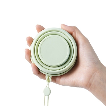 Φορητό πτυσσόμενο ποτήρι νερού Φορητό ποτήρι στοματικού διαλύματος συμπίεσης Σιλικόνης Κύπελλο ταξιδιού για υπαίθριες κατασκηνώσεις Πτυσσόμενο ποτήρι δοντιών κατάλληλο για τρόφιμα