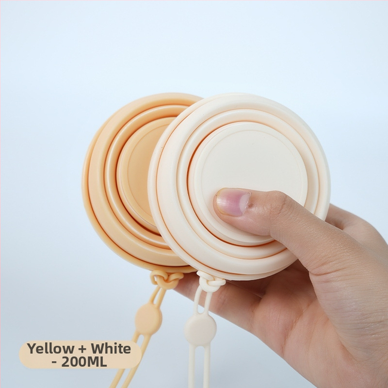 Φορητό πτυσσόμενο ποτήρι νερού Φορητό ποτήρι στοματικού διαλύματος συμπίεσης Σιλικόνης Κύπελλο ταξιδιού για υπαίθριες κατασκηνώσεις Πτυσσόμενο ποτήρι δοντιών κατάλληλο για τρόφιμα