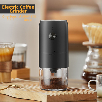 Kavos pupelių malūnėlis Kempingo nešiojamas kavos aparatas Kavos pupelių malūnėlis USB įkrovimas Elektrinis kavos pupelių malūnėlis