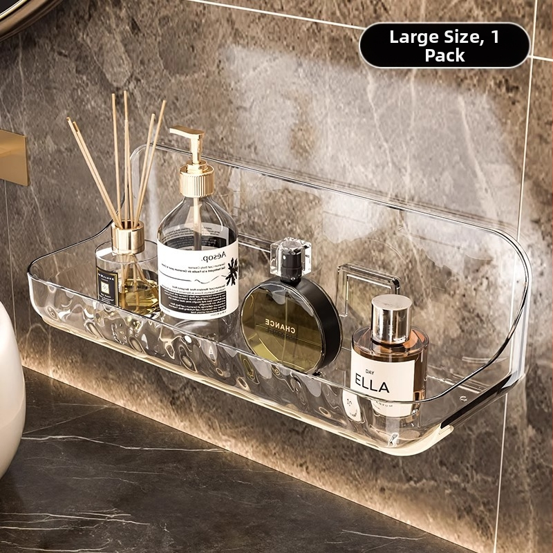 Akrilo vonios kambario daiktadėžės daiktadėžė vonios kambario daiktadėžė be perforatoriaus tvirtinama prie sienos praustuvės daiktadėžė