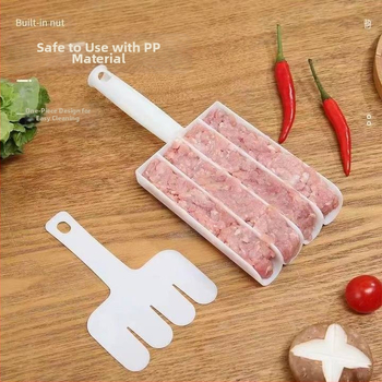 Keturgubas virtuvės įrankis mėsos kukuliams Nepridegantis mėsos kukulis Žuvies kukulis Mėsos kukulis Mėsos kukulis Mėsos kukulio artefaktas Buitinis mėsos kukulio artefaktas