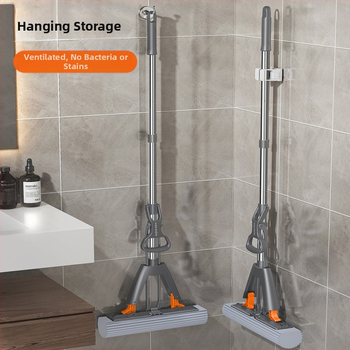 Jia Helper Collodion Mop majapidamises kasutatav ühe mopiga puhas imav mopp 2025 uus volditud Collodion Mop põrandamopp