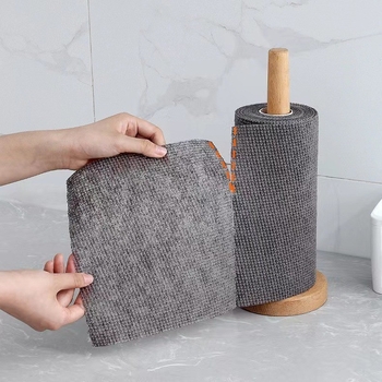 Ανθεκτικό στη φθορά οικιακό, γκρι πανί καθαρισμού διπλής χρήσης, για υγρή και στεγνή χρήση, με ισχυρή απολυμαντική δύναμη