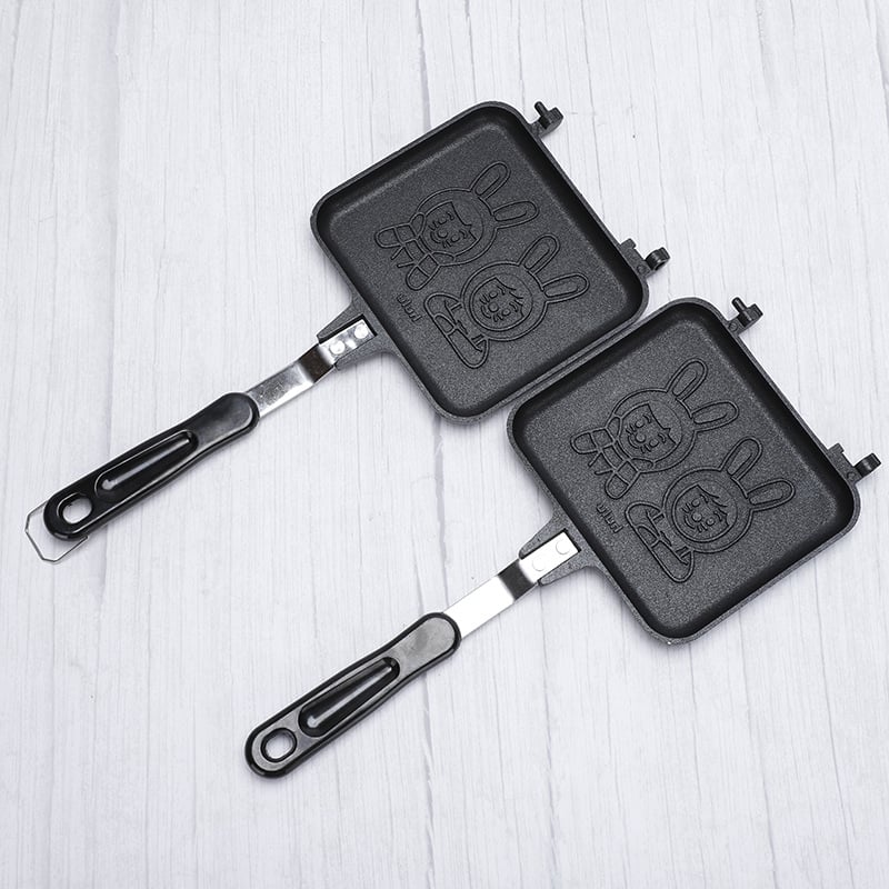 Buitinis kiaušinių animacinis kepimo skarda lauko pusryčiai stovyklavimo kepimo spaustukas stovyklavimo reikmenys skrudinta duona skrudinta duona sumuštinis kepimo skarda