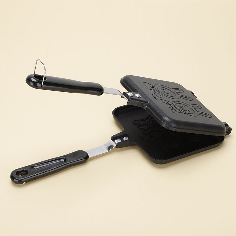 Buitinis kiaušinių animacinis kepimo skarda lauko pusryčiai stovyklavimo kepimo spaustukas stovyklavimo reikmenys skrudinta duona skrudinta duona sumuštinis kepimo skarda