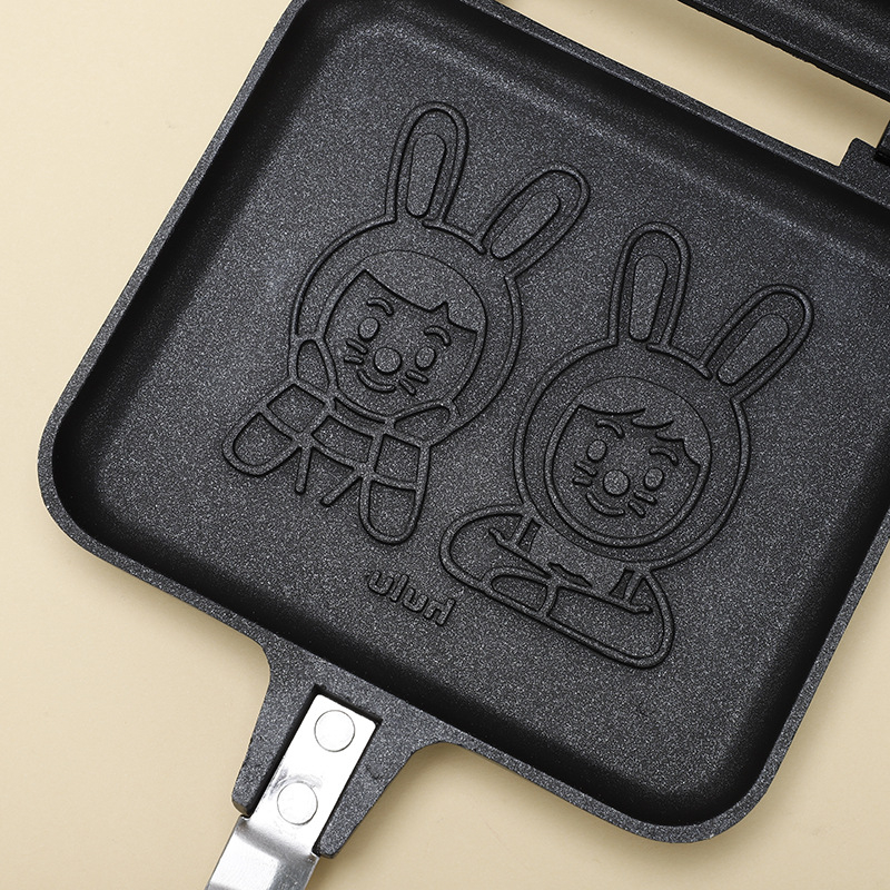 Buitinis kiaušinių animacinis kepimo skarda lauko pusryčiai stovyklavimo kepimo spaustukas stovyklavimo reikmenys skrudinta duona skrudinta duona sumuštinis kepimo skarda