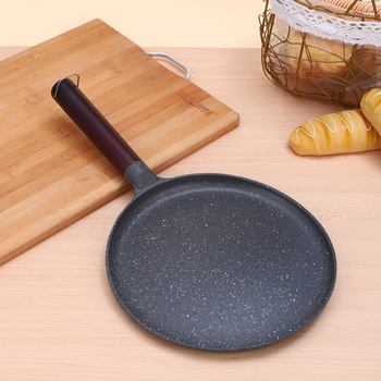 Διασυνοριακές εκρήξεις Maifan Stone Frying Pan Χωρίς επικάλυψη Τηγανητά αυγά Τηγανητή μπριζόλα Αντικολλητικό τηγάνι Pancake Χειροποίητο ταψί ψησίματος για pancake