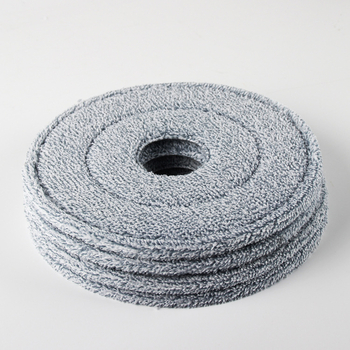 Διασυνοριακά χονδρικά αξεσουάρ σφουγγαρίστρας στρογγυλό τετράγωνο πανί αντικατάστασης σφουγγαρίστρας με περιστρεφόμενη κεφαλή σφουγγαρίστρας χωρίς χέρια