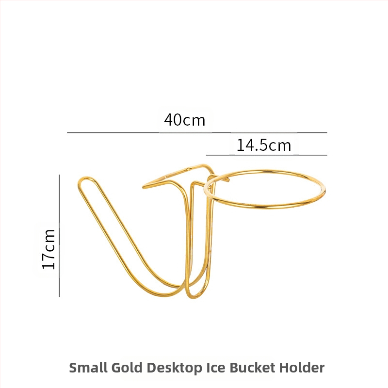 Нов удебелен настолен висок стелаж от неръждаема стомана, скоба за съхранение на KTV кофа за лед, кофа за шампанско, кофа за червено вино с лед