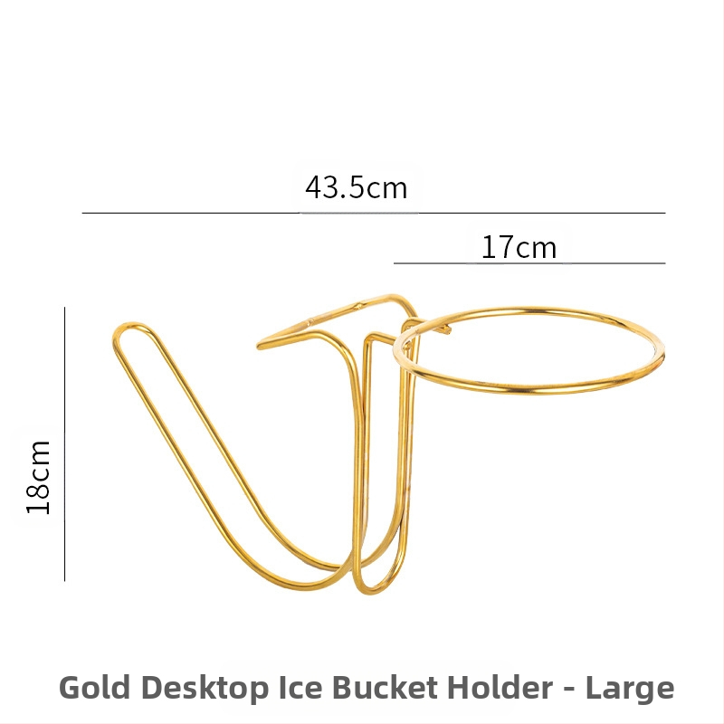 Нов удебелен настолен висок стелаж от неръждаема стомана, скоба за съхранение на KTV кофа за лед, кофа за шампанско, кофа за червено вино с лед