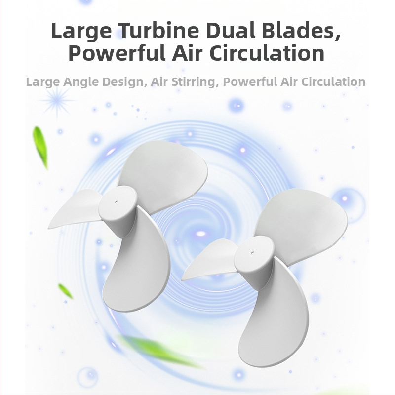 Въздушен охладител за домакинство с двоен вентилатор, атомизиране, овлажняване, двойно предназначение, студен вентилатор, настолен студентски общежитие, хладилник, малък студен вентилатор