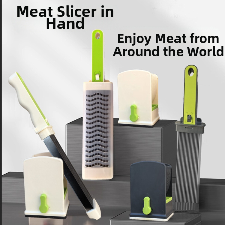 Πολυλειτουργικός κόπτης λαχανικών από ανοξείδωτο ατσάλι, λεπτές φέτες, κομμένο κρέας σε κύβους, αφρός κουζίνας, χειροκίνητος κόπτης φρέσκου κρέατος