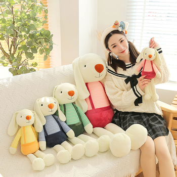 Καθαρό καφέ ζάχαρη κουνέλι βελούδινο παιχνίδι χαριτωμένο ζευγάρι κουνέλι κούκλα κούκλα υφασμάτινη κούκλα δημιουργική αρπαγή μηχανή ανταλλαγής χονδρικής