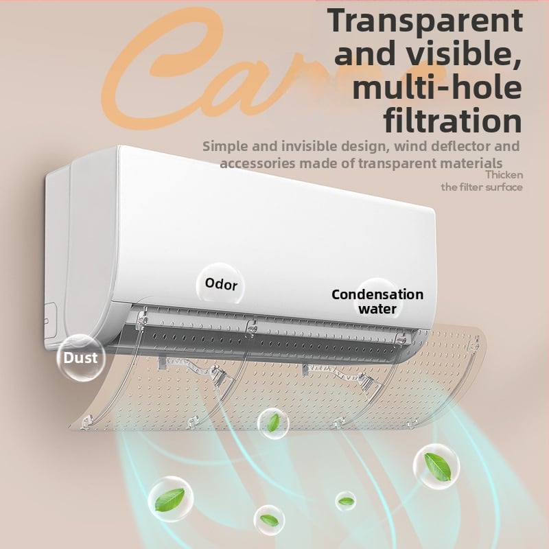 Caurspīdīgs gaisa kondicionēšanas vējstikls Pārrobežu karstā pārdošanas vējstikls Ārējās tirdzniecības gaisa kondicionēšanas deflektors Sadzīves gaisa kondicionēšanas vējstikls
