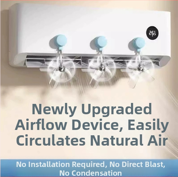 Oro kondicionieriaus kreiptuvas, ventiliatorius, vėjo žemsiurbė, vėjo kreiptuvas, antitiesioginio pūtimo vėjo deflektorius, reguliuojamas vėjo kryptis miegamajam, svetainei, pakabinamas, universalus