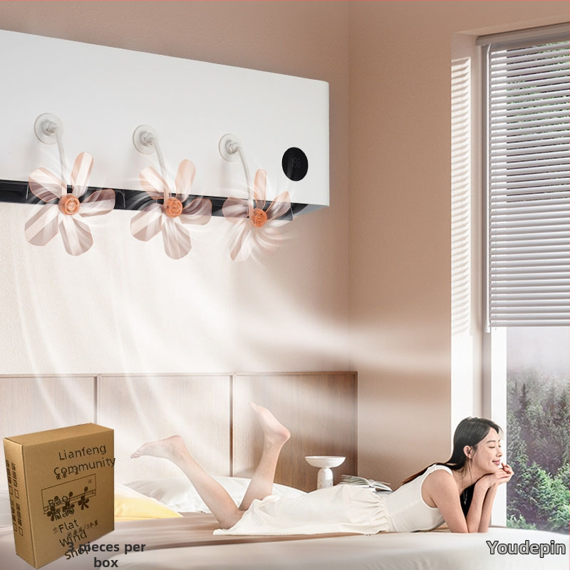 Gaisa kondicionēšanas vadotne, ventilators, vēja bagarētājs, vēja vadotne, prettieši pūšošs vēja deflektors, regulējams vēja virziens, guļamistaba, dzīvojamā istaba, piekarināms, universāls