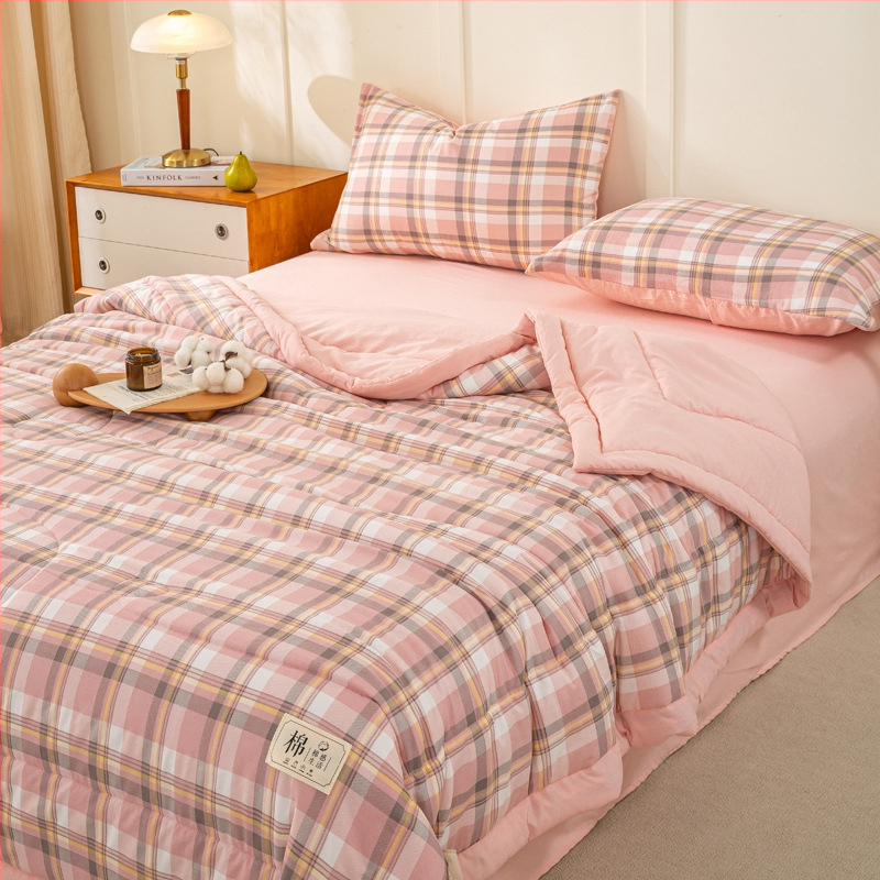 Памучно завивка Xinjiang, завивка с климатик, лятна спалня, единична тънка лятна завивка, лятна хладна завивка, сърцевина от чиста вода, памучна, за машинно пране