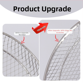 Õues telkimiseks mõeldud roostevabast terasest ümmargune grillvõrk majapidamises kasutatav mitmeotstarbeline õli kuivatamise grilli kuivatusklamber kolmekihiline virnastatud