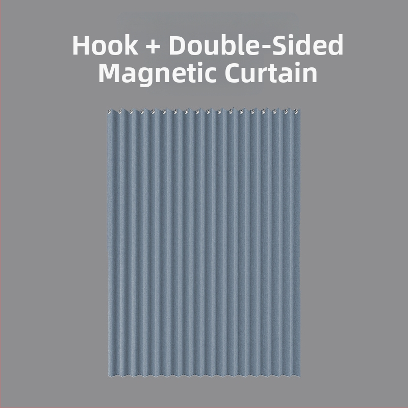 Kokkupandav magnetiline dušikardin sobib vannitoa uksekardina tualeti nähtamatu vaheseina kardin veekindel hallitanud tehase otsemüük