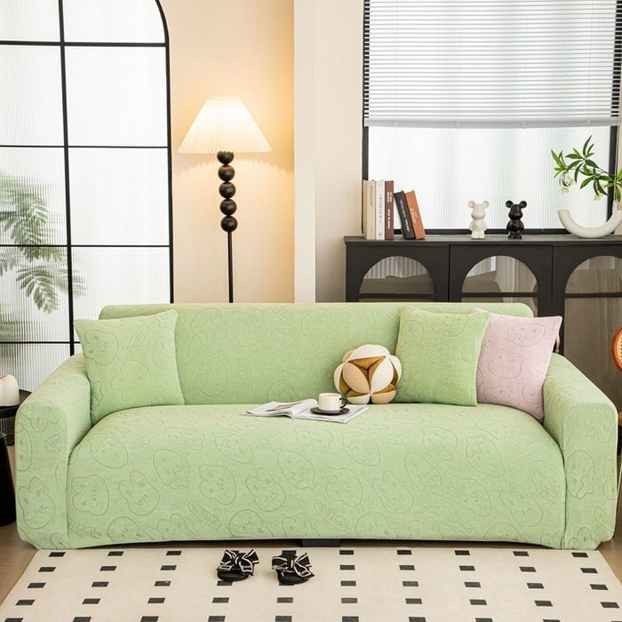 (total) 2024 husă de canapea nouă cu iepure norocos