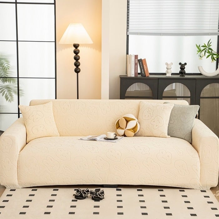 (total) 2024 husă de canapea nouă cu iepure norocos