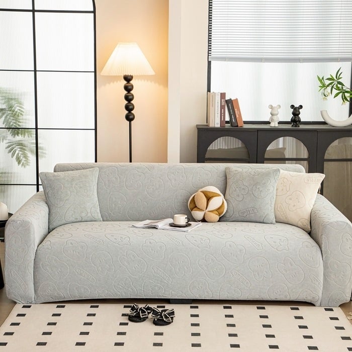 (total) 2024 husă de canapea nouă cu iepure norocos