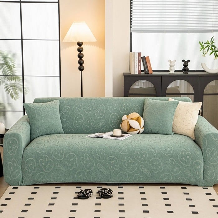 (total) 2024 husă de canapea nouă cu iepure norocos