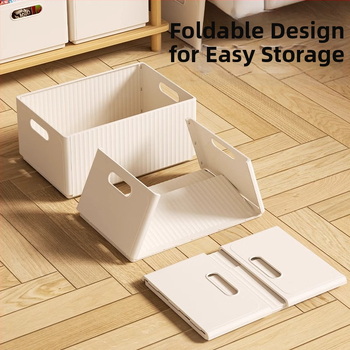 Összecsukható tárolódoboz asztali vegyes snack játékok háztartási fiókos doboz konyhai kosár műanyag kosár vastagított tárolódoboz