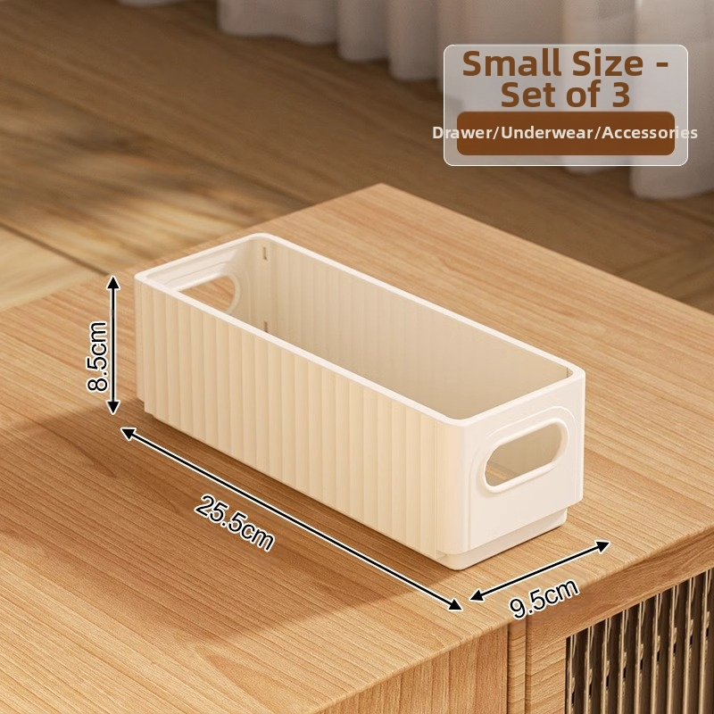 Összecsukható tárolódoboz asztali vegyes snack játékok háztartási fiókos doboz konyhai kosár műanyag kosár vastagított tárolódoboz