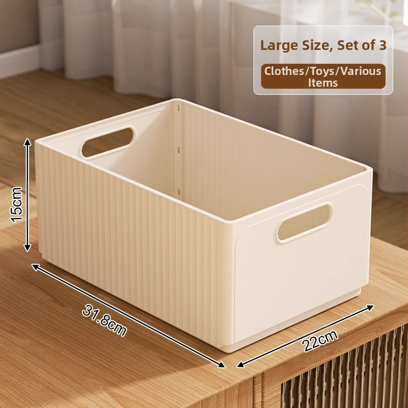 Összecsukható tárolódoboz asztali vegyes snack játékok háztartási fiókos doboz konyhai kosár műanyag kosár vastagított tárolódoboz