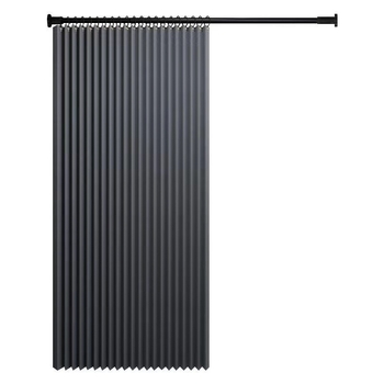 Kokkupandav magnetiline vannitoa dušikardina komplekt ilma augustamata U-kujulise vardaga duširuumi veekindel vahesein kuiv- ja märgeraldus