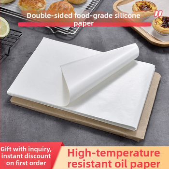Spetsiaalne küpsetuspaber Silikoonõlipaber Köögiõli imav paber Kõrgtemperatuuriline ahju spetsiaalne õlipaber Kookiõlipaber Küpsetuspaber