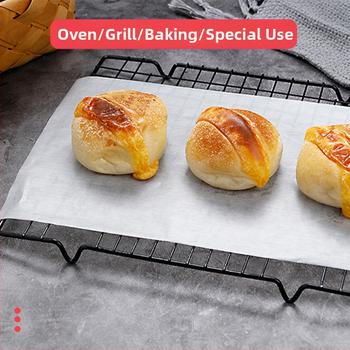 Spetsiaalne küpsetuspaber Silikoonõlipaber Köögiõli imav paber Kõrgtemperatuuriline ahju spetsiaalne õlipaber Kookiõlipaber Küpsetuspaber